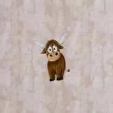 Panel French Terry Holy Cow by mrs. Mint Design - 172 apricot